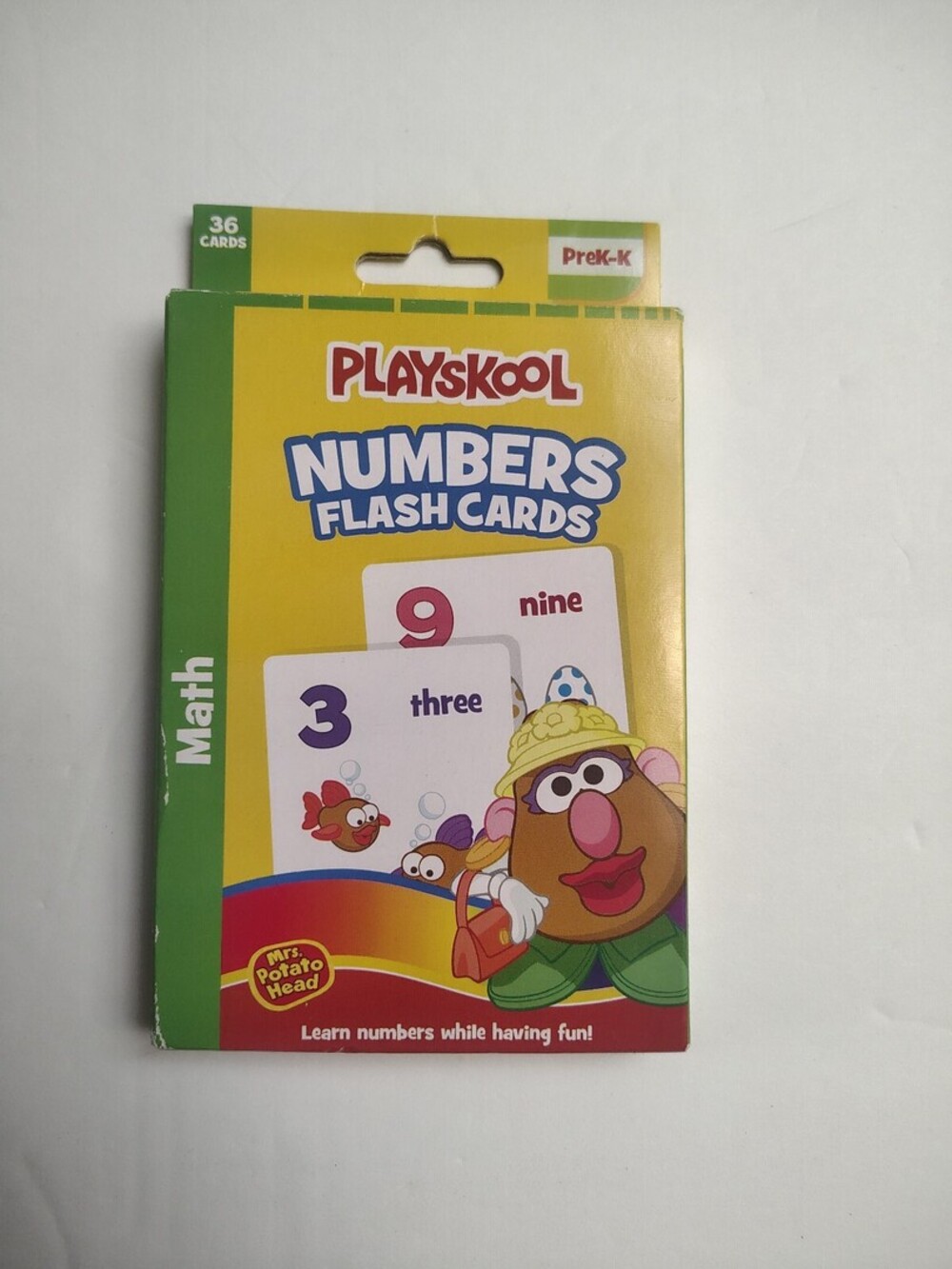 Playskool Numbers Flash Cards Educational Math Learning Set for Kids PreK-K